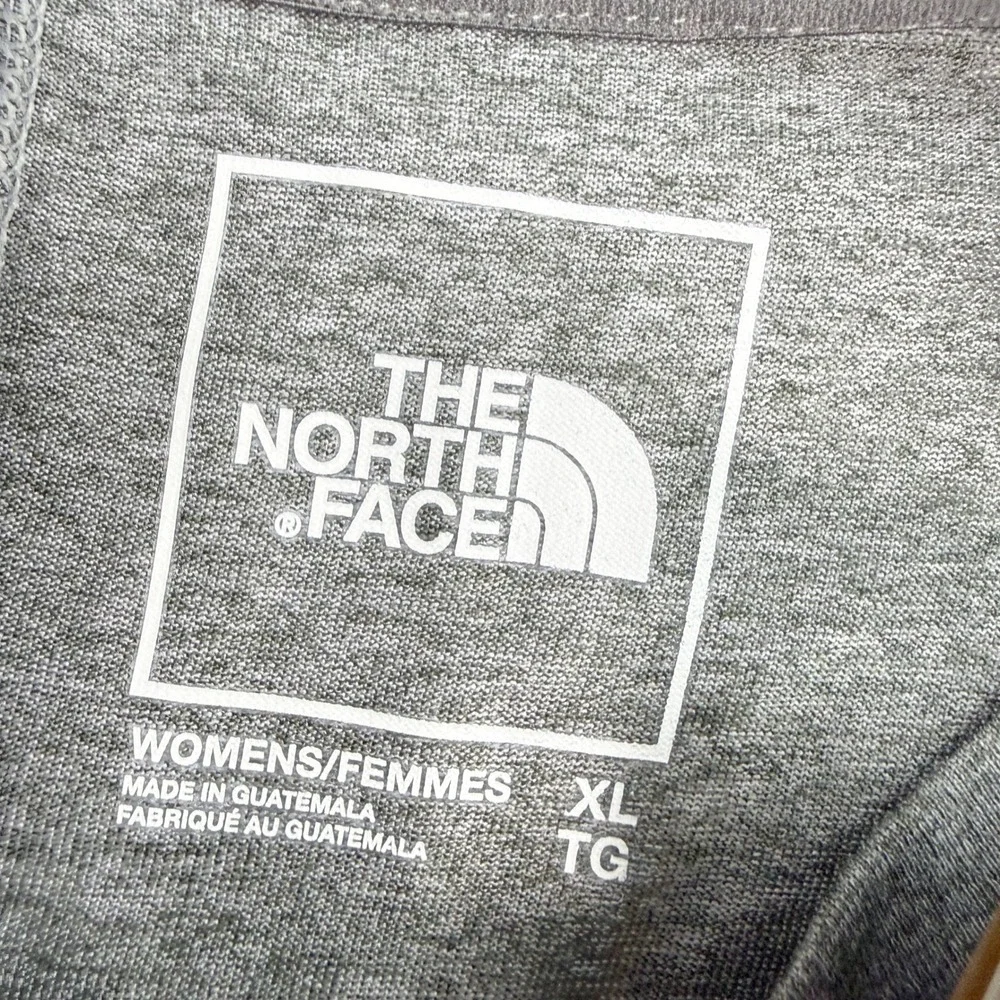 The North Face Women Breeze Flashdry Shirt Size XL Grey Heather Short Sleeve NEW - Picture 9 of 9